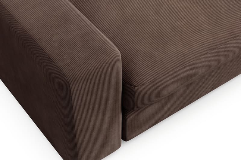 Adelsö by Gynning Djup Fåtölj i Manchester - Brun - Möbler - Fåtölj & stolar - Fåtölj