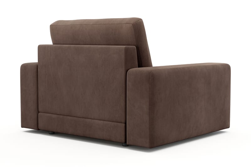 Adelsö by Gynning Djup Fåtölj i Manchester - Brun - Möbler - Fåtölj & stolar - Fåtölj