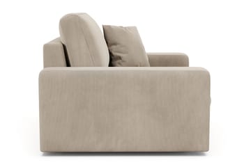 Adelsö by Gynning Djup Fåtölj i Manchester - Greige - Möbler - Fåtölj & stolar - Fåtölj