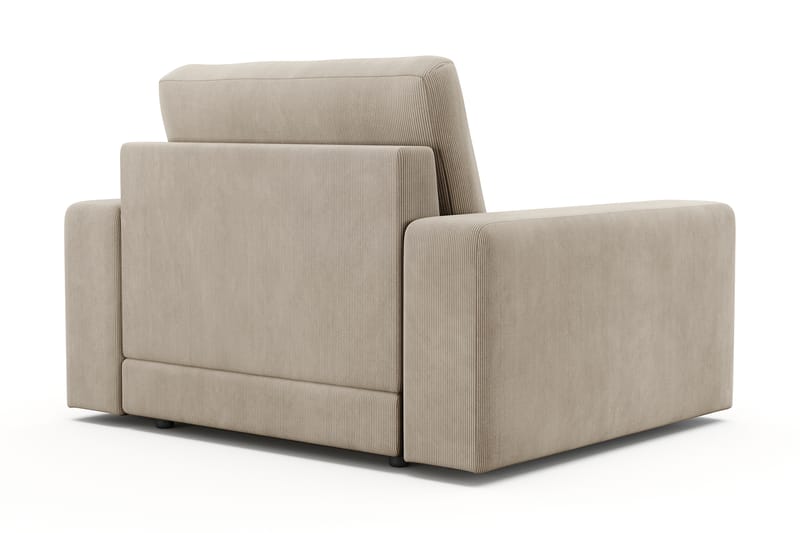 Adelsö by Gynning Djup Fåtölj i Manchester - Greige - Möbler - Fåtölj & stolar - Fåtölj
