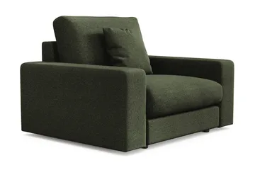 Adelsö by Gynning Djup Fåtölj i Tyg - Grön - Möbler - Fåtölj & stolar - Fåtölj