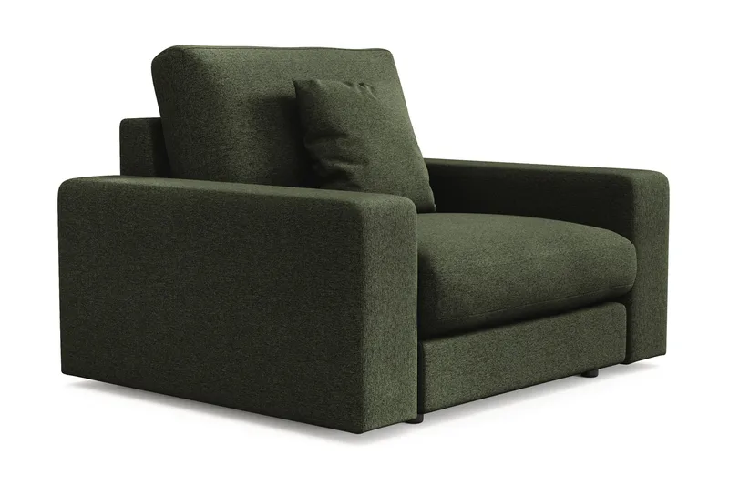 Adelsö by Gynning Djup Fåtölj i Tyg - Grön - Möbler - Fåtölj & stolar - Fåtölj