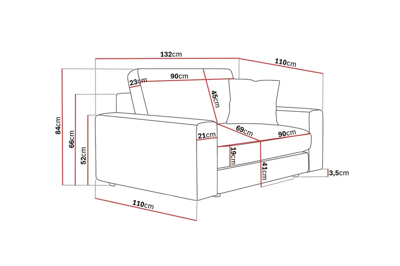 Adelsö by Gynning Djup Sammetsfåtölj - Mörkgrå - Möbler - Fåtölj & stolar - Fåtölj
