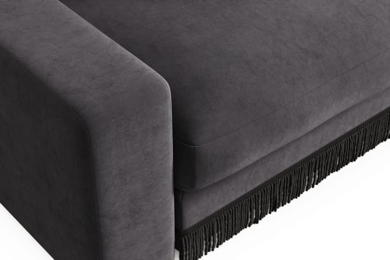 Adelsö by Gynning Djup Sammetsfåtölj - Mörkgrå - Möbler - Fåtölj & stolar - Fåtölj