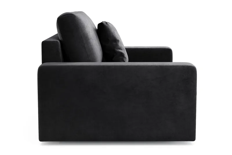 Adelsö by Gynning Djup Sammetsfåtölj - Svart - Möbler - Fåtölj & stolar - Fåtölj