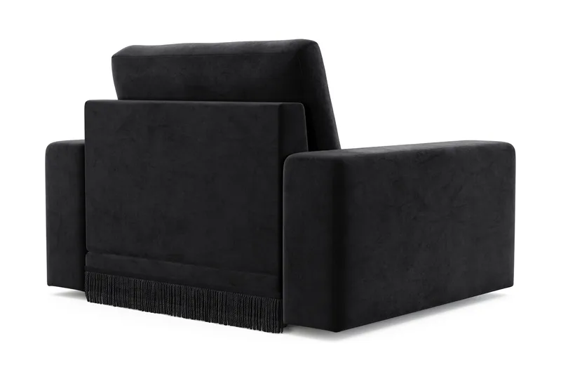 Adelsö by Gynning Djup Sammetsfåtölj - Svart - Möbler - Fåtölj & stolar - Fåtölj