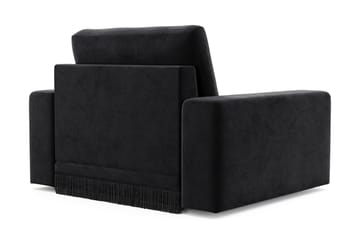 Adelsö by Gynning Djup Sammetsfåtölj - Svart - Möbler - Fåtölj & stolar - Fåtölj