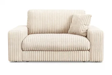 Adelsö by Gynning Stor Djup Fåtölj i bred Manchester - Beige - Möbler - Fåtölj & stolar - Fåtölj