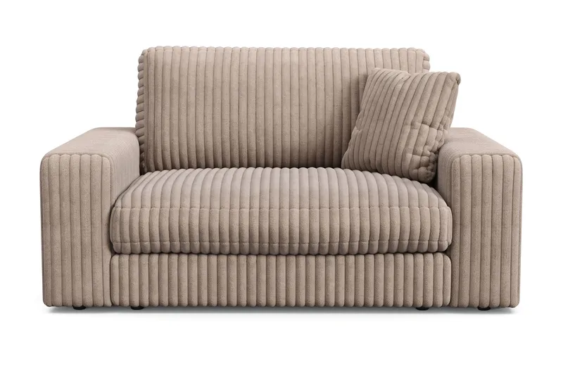 Adelsö by Gynning Stor Djup Fåtölj i bred Manchester, Greige