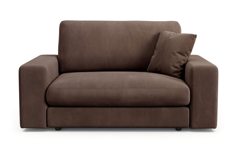 Adelsö by Gynning Stor Djup Fåtölj i Manchester - Brun - Möbler - Fåtölj & stolar - Fåtölj