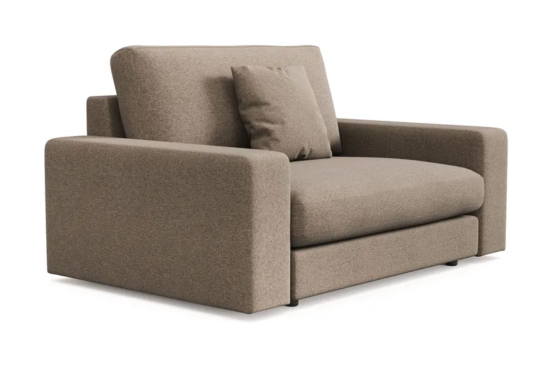 Adelsö by Gynning Stor Djup Fåtölj i Tyg - Brun - Möbler - Fåtölj & stolar - Fåtölj