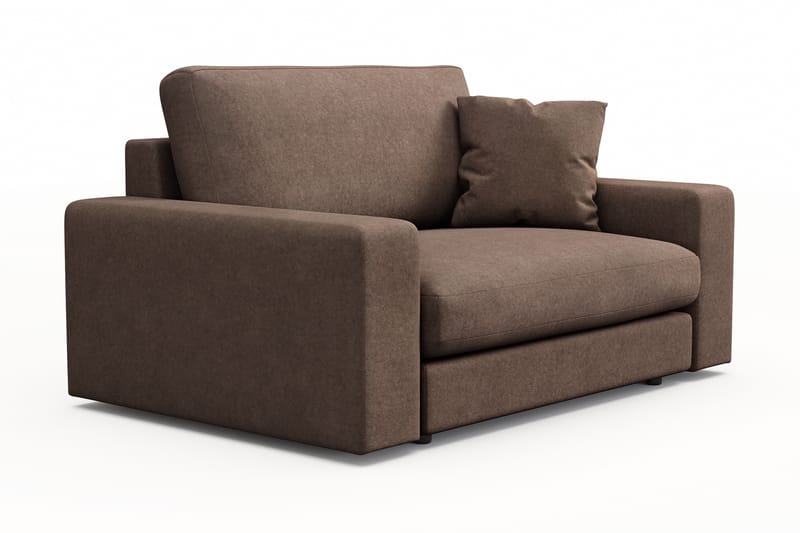 Adelsö by Gynning Stor Djup Fåtölj i Tyg - Brun - Möbler - Fåtölj & stolar - Fåtölj