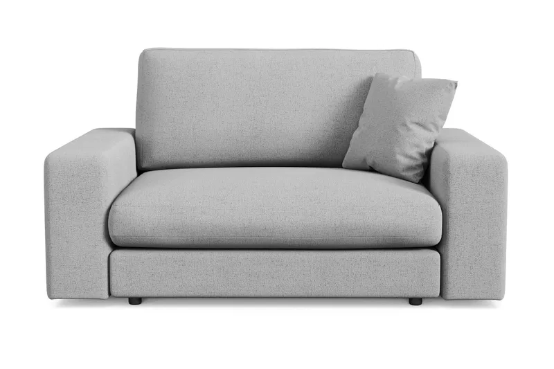 Adelsö by Gynning Stor Djup Fåtölj i Tyg, Ljusgrå