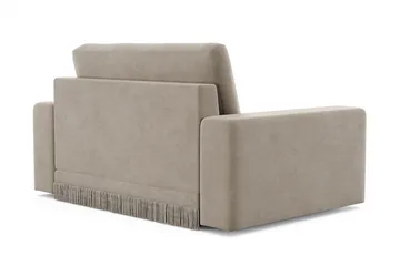 Adelsö by Gynning Stor Djup Sammetsfåtölj - Beige - Möbler - Fåtölj & stolar - Fåtölj