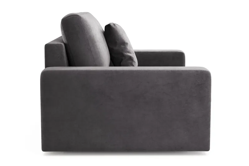 Adelsö by Gynning Stor Djup Sammetsfåtölj - Mörkgrå - Möbler - Fåtölj & stolar - Fåtölj