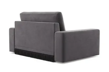 Adelsö by Gynning Stor Djup Sammetsfåtölj - Mörkgrå - Möbler - Fåtölj & stolar - Fåtölj