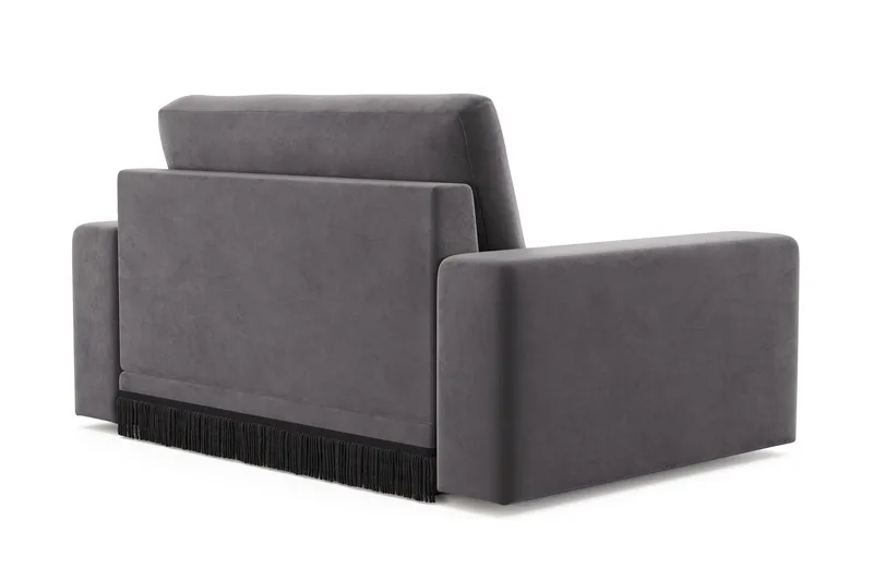 Adelsö by Gynning Stor Djup Sammetsfåtölj - Mörkgrå - Möbler - Fåtölj & stolar - Fåtölj