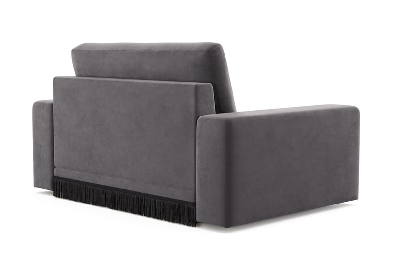 Adelsö by Gynning Stor Djup Sammetsfåtölj - Mörkgrå - Möbler - Fåtölj & stolar - Fåtölj