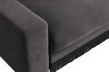 Adelsö by Gynning Stor Djup Sammetsfåtölj - Mörkgrå - Möbler - Fåtölj & stolar - Fåtölj