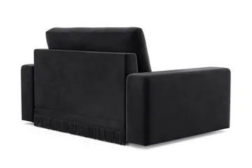 Adelsö by Gynning Stor Djup Sammetsfåtölj - Svart - Möbler - Fåtölj & stolar - Fåtölj