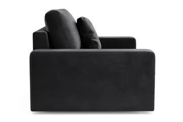 Adelsö by Gynning Stor Djup Sammetsfåtölj - Svart - Möbler - Fåtölj & stolar - Fåtölj