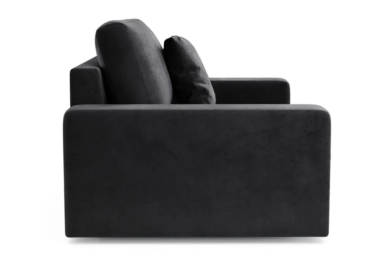 Adelsö by Gynning Stor Djup Sammetsfåtölj - Svart - Möbler - Fåtölj & stolar - Fåtölj