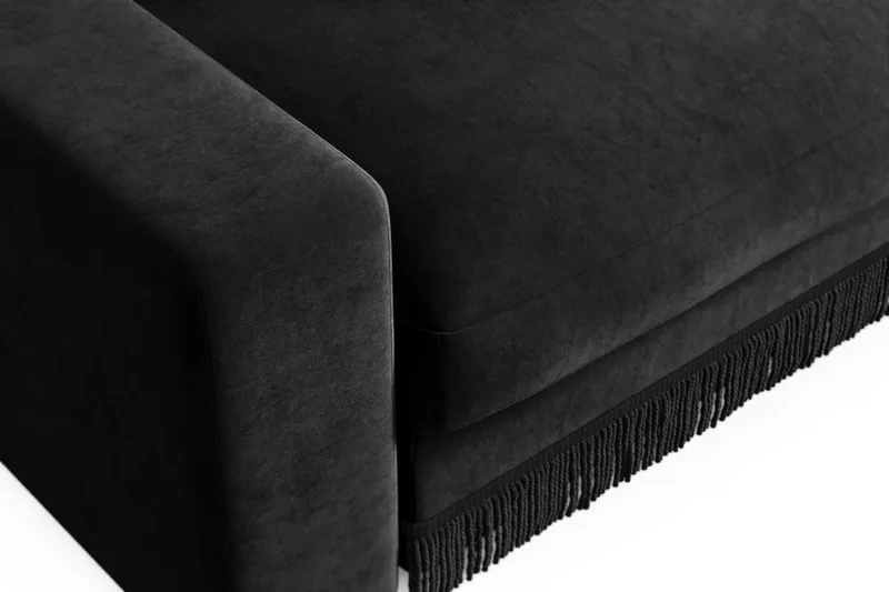 Adelsö by Gynning Stor Djup Sammetsfåtölj - Svart - Möbler - Fåtölj & stolar - Fåtölj