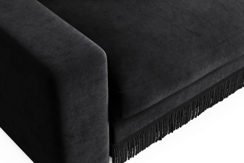 Adelsö by Gynning Stor Djup Sammetsfåtölj - Svart - Möbler - Fåtölj & stolar - Fåtölj
