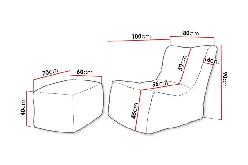 Afridi Fåtöljgrupp - Gul - Möbler - Fåtölj & stolar - Fåtölj - Fåtölj utan armstöd