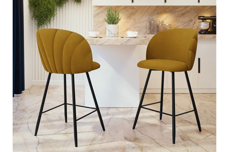 Aikka Barstol 105 cm - Gul - Möbler - Fåtölj & stolar - Barstol & barpall