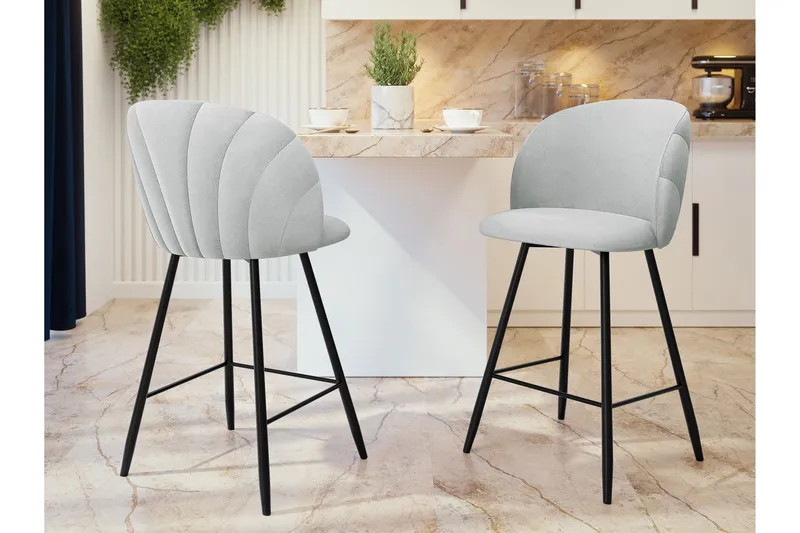 Aikka Barstol 105 cm - Ljusgrå - Möbler - Fåtölj & stolar - Barstol & barpall