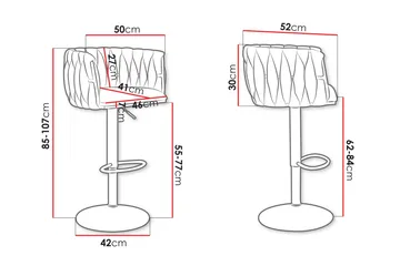 Aikka Barstol 107 cm - Beige - Möbler - Fåtölj & stolar - Barstol & barpall