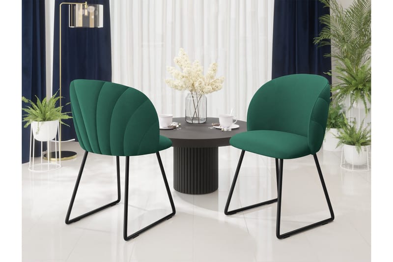 Akitomo Matstol - Grön - Möbler - Fåtölj & stolar - Matstol & köksstol