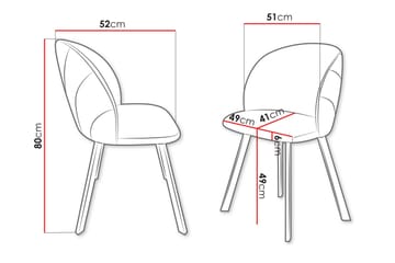 Akitomo Matstol - Grön - Möbler - Fåtölj & stolar - Matstol & köksstol