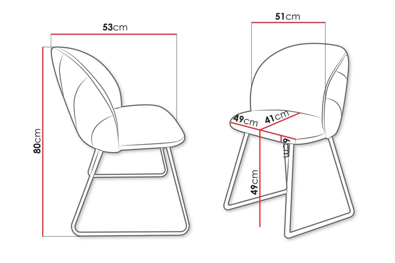 Akitomo Matstol - Ljusgrå - Möbler - Fåtölj & stolar - Matstol & köksstol