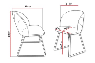 Akitomo Matstol - Marinblå - Möbler - Fåtölj & stolar - Matstol & köksstol