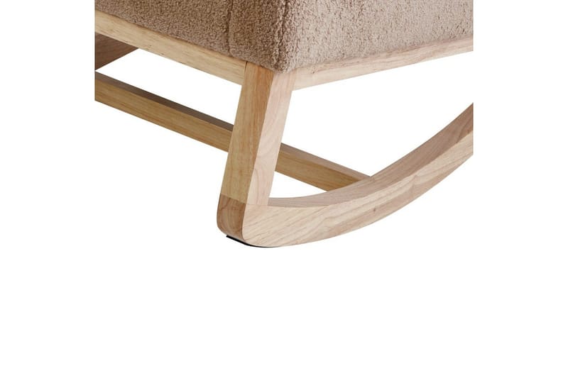 Alsta Fåtölj i Boucle med Träunderrede - Kamelbeige - Möbler - Fåtölj & stolar - Fåtölj