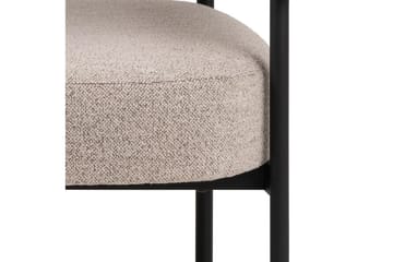 Ambiya Rund Fåtölj i Bouclé - Beige - Möbler - Fåtölj & stolar - Fåtölj
