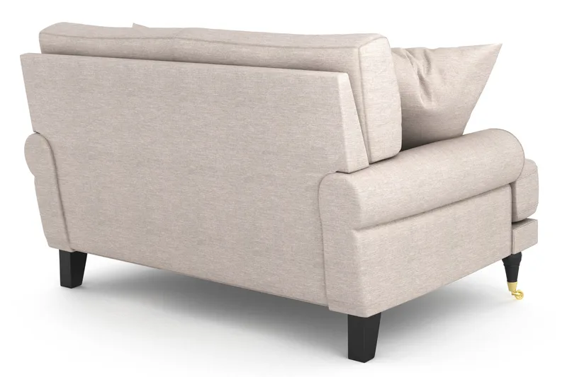 Andrew Loveseat - Beige/Mässing - Möbler - Fåtölj & stolar - Fåtölj