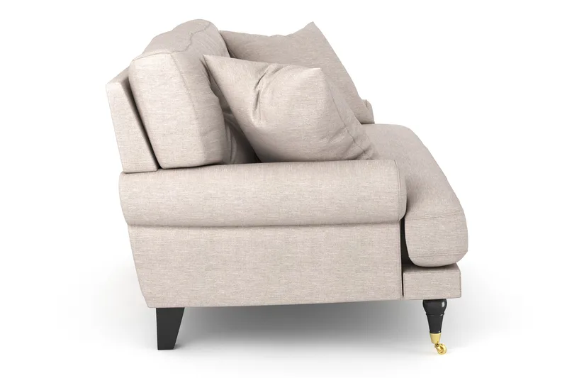 Andrew Loveseat - Beige/Mässing - Möbler - Fåtölj & stolar - Fåtölj
