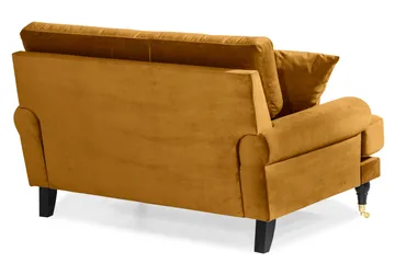 Andrew Loveseat Sammet - Amber/Mässing - Möbler - Fåtölj & stolar - Fåtölj