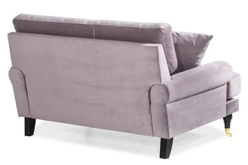 Andrew Loveseat Sammet - Lila/Mässing - Möbler - Fåtölj & stolar - Fåtölj - Sammetsfåtölj
