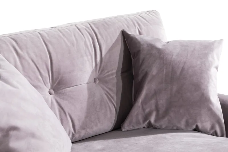 Andrew Loveseat Sammet - Lila/Mässing - Möbler - Fåtölj & stolar - Fåtölj - Sammetsfåtölj