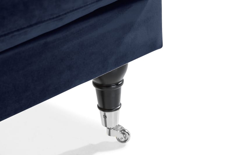 Andrew Loveseat Sammet - Midnattsblå/Krom - Möbler - Fåtölj & stolar - Fåtölj