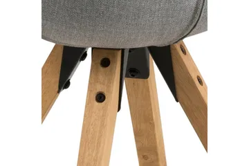 Andros Matstol & köksstol med träben - Grå - Möbler - Fåtölj & stolar - Matstol & köksstol