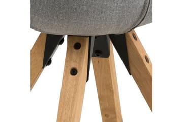 Andros Matstol & köksstol med träben - Grå - Möbler - Fåtölj & stolar - Matstol & köksstol