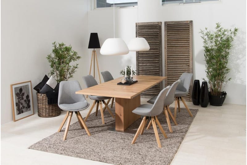 Andros Matstol & köksstol med träben - Grå - Möbler - Fåtölj & stolar - Matstol & köksstol