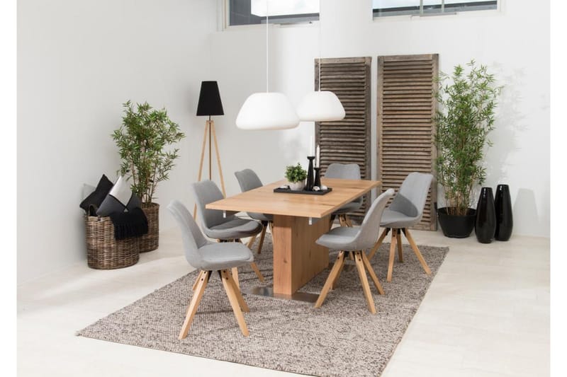 Andros Matstol & köksstol med träben - Grå - Möbler - Fåtölj & stolar - Matstol & köksstol