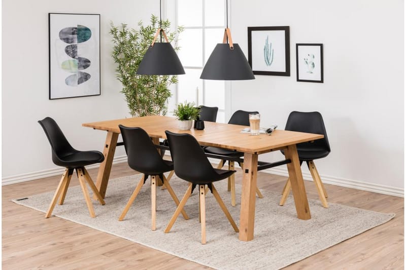 Andros Matstol & köksstol med träben - Svart - Möbler - Fåtölj & stolar - Matstol & köksstol