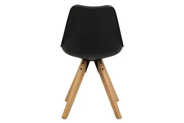 Andros Matstol & köksstol med träben - Svart - Möbler - Fåtölj & stolar - Matstol & köksstol